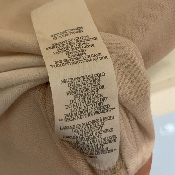 Z Supply Ombre Sweatshirt Neutral Lightweight Pullover Relaxed Lounge Top - Picture 3 of 5